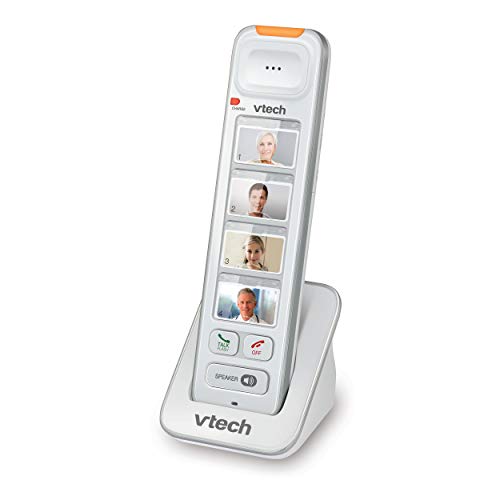 VTech SN5307 Amplified Photo DIAL Accessory Handset with Big Buttons & Large Display For SN5127 & SN5147 Senior Phone Systems, Photo Dial Handset, Cordless Phone System