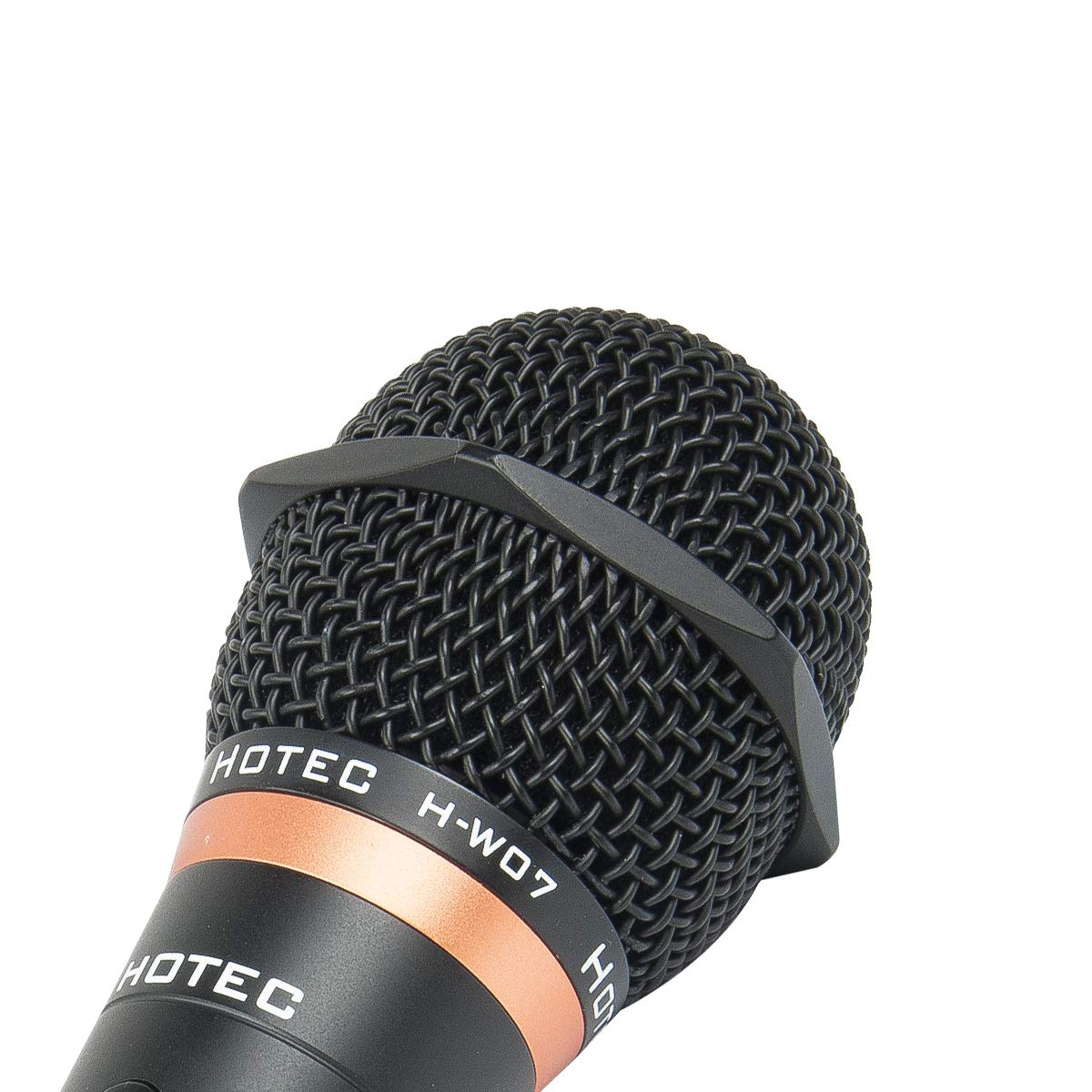 HOTEC Premium Vocal Dynamic Handheld Microphone with 19ft Detachable XLR Cable and ON/Off Switch (Metal Black) (H-W07)