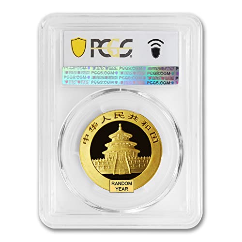 1982-2015 (Random Year) 1 oz Chinese Panda Gold Bullion Coin Gem Uncirculated 24K 100/500 Yuan GEMUNC PCGS