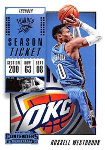 2018-19 panini contenders season ticket #43 russell westbrook nm-mt oklahoma city thunder official nba basketball card
