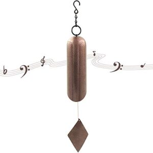 cesun wind chimes for outside deep tone, heavy duty wind bell deep resonance serenity bell outdoor clearance, relaxing sound helps you find the peace of your mind, 24 inch
