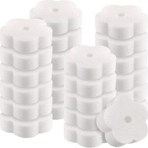 24 pieces sponge for hot tub accessories, flower oil scum absorber for swimming pool and spa