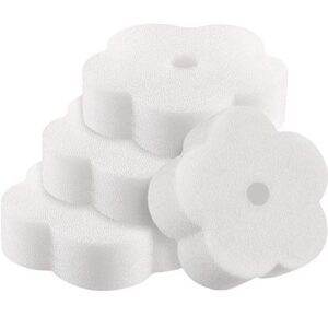 24 Pieces Sponge for Hot Tub Accessories, Flower Oil Scum Absorber for Swimming Pool and Spa