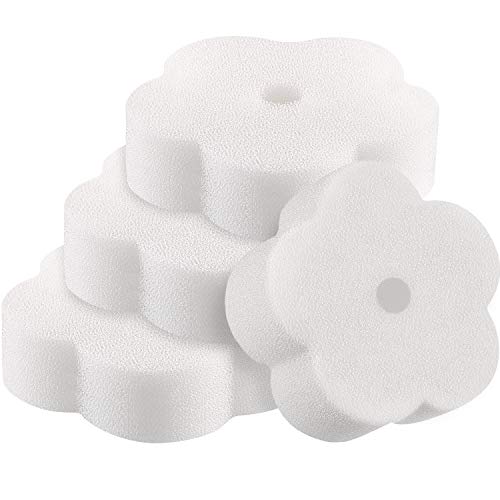 24 Pieces Sponge for Hot Tub Accessories, Flower Oil Scum Absorber for Swimming Pool and Spa