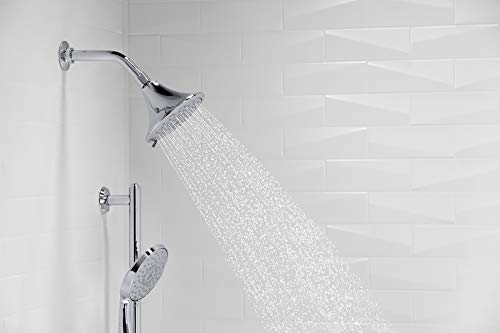 Kohler K-22169-G-CP Forte 1.75 GPM Multifunction Showerhead with Katalyst Air-Induction Technology, Polished Chrome