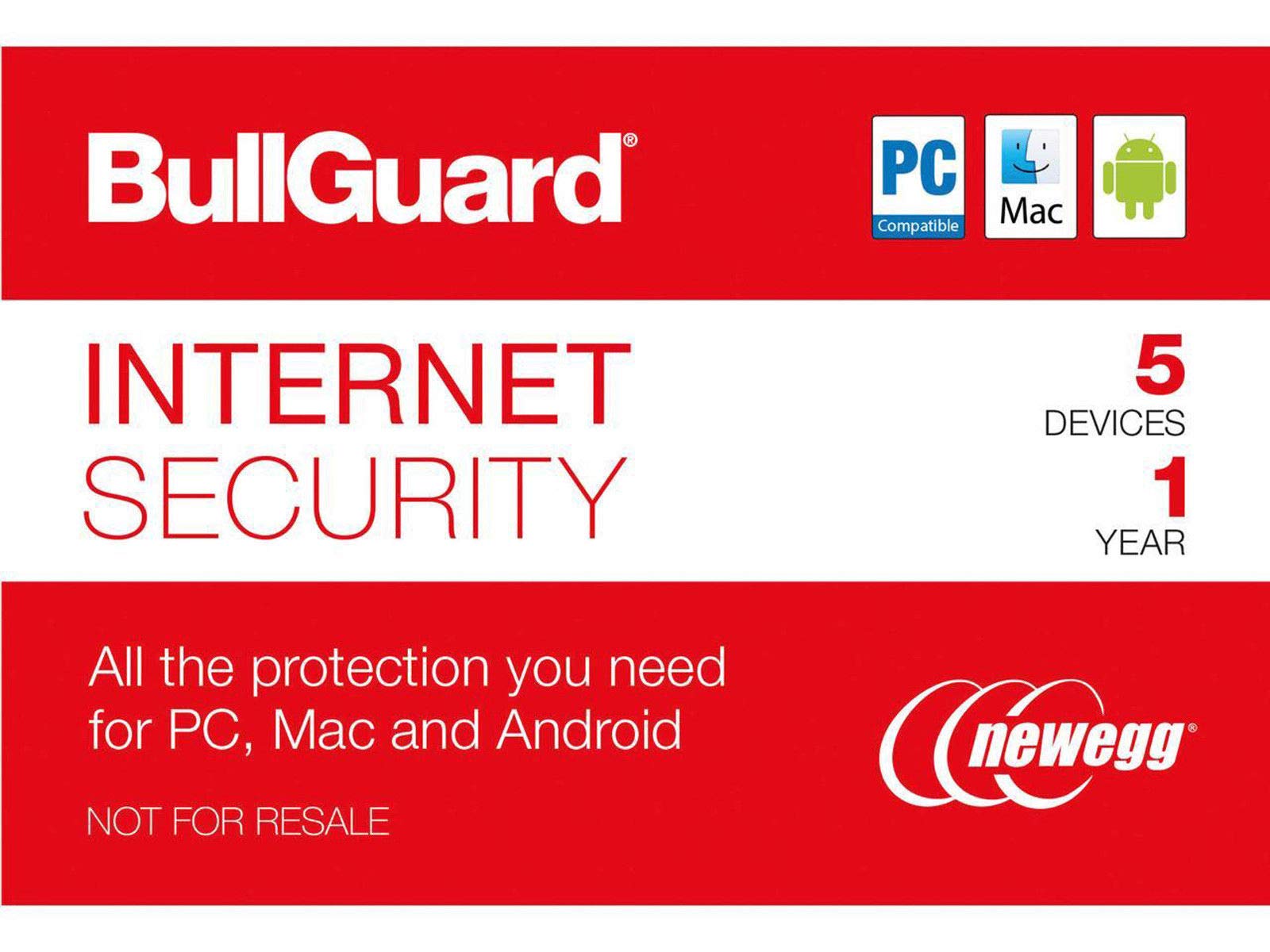 BullGuard Internet Security 2018 - 5 Device / 1 Year