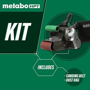 Metabo HPT Belt Sander | 3 x 21 Inch | For Woodworking | Variable Speed | 9.0 Amp Motor | Soft Grip | 5-Year Warranty | SB8V2