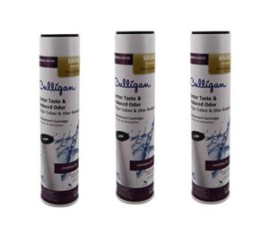 culligan d-20a basic drinking water filtation replacement cartridge, 1,000 gallons, 3 pack