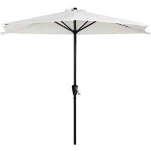 ABCCANOPY Patio Half Umbrellas 11FT (Light Beige)