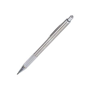 Wal front Tungsten Steel Tip Scriber Pen Glass Cutter Tungsten Steel Tip Engraver Pen Carve Engraver Scriber Tools Portable for Glass Ceramic Plate (Silver)