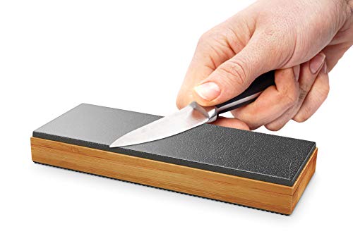 Sharp Pebble Premium Leather Strop for Knife Sharpening with Polishing Compound - Sharpening Strop for Knives, Straight Razor, Chisels - with eBook Guide