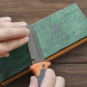 Sharp Pebble Premium Leather Strop for Knife Sharpening with Polishing Compound - Sharpening Strop for Knives, Straight Razor, Chisels - with eBook Guide