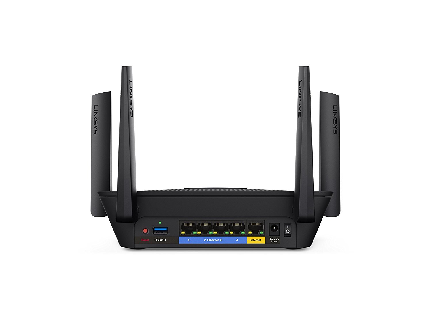 Linksys - Max-Stream AC2200 Tri-Band Wi-Fi Router (EA8300) Black - New (Renewed)