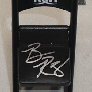 Brandi Rhodes Signed ROH Action Figure Chair BAS COA New Japan Pro Wrestling AEW - Autographed Wrestling Cards