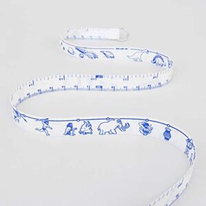 Suck UK World History Measuring Tape | Soft Tape Measure with Historical Facts | Double Sided & Auto Locking