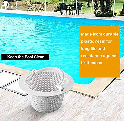 𝟐𝟎𝟐𝟑 𝑼𝙥𝙜𝙧𝙖𝙙𝙚𝙙 SP1091WM Skimmer Basket Replacement for Hayward Pentair HydroSkim, 513330 Dyna-skim Pool Filter Baskets,2PCS 6.25“Top Above Ground Pool Skimmer Baskets