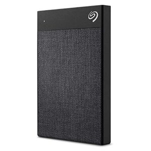seagate ultra touch hdd 2tb external hard drive – black usb-c usb 3.0, 1yr mylio create, 4 month adobe creative cloud photography plan and rescue services (sthh2000400)