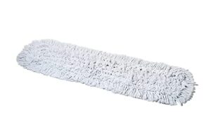 tidy tools commercial dust mop replacement head – 36 x 5 in. cotton reusable mop head – industrial dust mop refill for floor cleaning & janitorial supplies