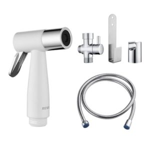 handheld bidet sprayer for toilet,rewee white color plastic bidet attachment for toilet,cloth diaper bidet toilet sprayer