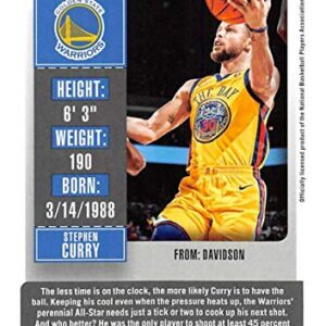 2018-19 Panini Contenders Season Ticket #86 Stephen Curry Golden State Warriors Basketball Card