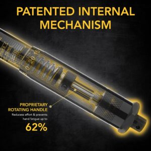 LEXIVON 1/2-Inch Drive Click Torque Wrench 25-250 Ft-Lb/33.9-338.9 Nm (LX-184)