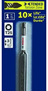 BOSCH ITT2535B 10-Pack 3-1/2 In. Torx #25 Impact Tough Screwdriving Power Bits