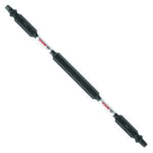 bosch itdesq26b 10-pack 6 in. square #2 impact tough double-ended screwdriving bits