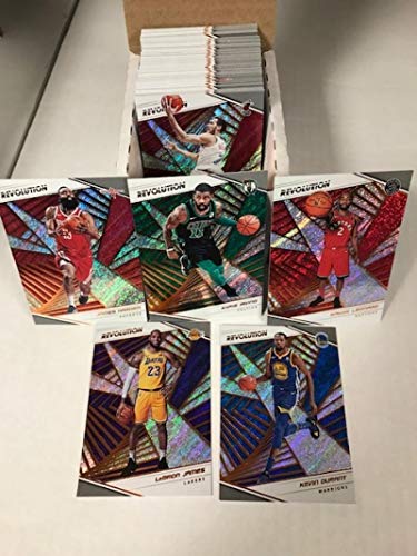 2018-19 Panini Revolution Hand Collated Veteran Complete Basketball Set of 100 Cards Overall condition is NM-MT. Includes LeBron James first Los Angeles Lakers cards. FREE SHIPPING TO THE UNITED STATES. Kawhi Leonard, Dirk Nowitzki, De'Aaron Fox, Kevin Du