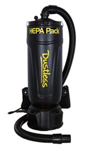 dustless hepa back pack vacuum, black