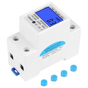 single phase energy meter electric meter 110-130v lcd kwh electric meter 5-32a 60hz single phase din-rail kwh meter power meter backlight energy meter