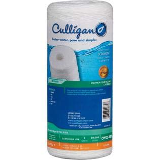 Culligan CW25-BBS Filter Cartridge, 25 Micron, White, 4 Pack