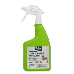 safer brand ready-to-use brand 5981 critter ridder deer & rabbit repellent rtu – 32 oz, 32 ounce