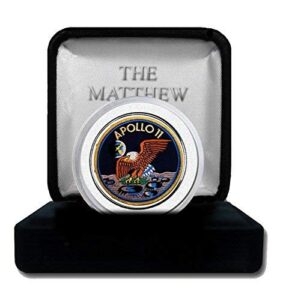 the matthew mint apollo 11 symbol coin capsuled