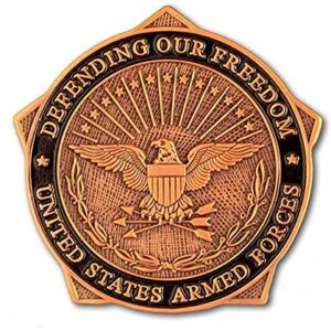 Armed Forces Honor Troops Challenge Coin, Military Support Coin. Die Struck Brass Challenge Coin Designed by Military Veterans! Marines Corps, Navy, Army, Air Force, Coast Guard Challenge Coin!