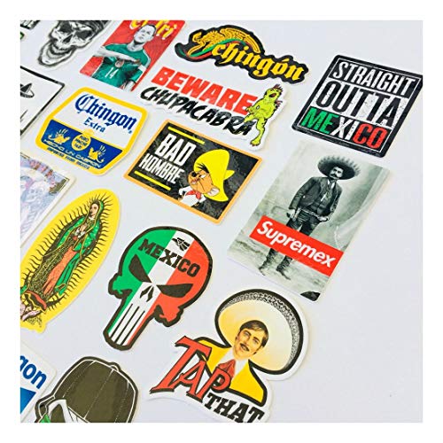 ESKONI MEXICAN CHINGON Hard Hat Stickers 40 MEXICO HardHat Sticker Pegatinas cascos