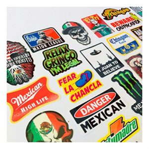 ESKONI MEXICAN CHINGON Hard Hat Stickers 40 MEXICO HardHat Sticker Pegatinas cascos