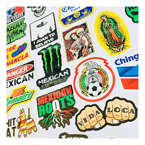 ESKONI MEXICAN CHINGON Hard Hat Stickers 40 MEXICO HardHat Sticker Pegatinas cascos