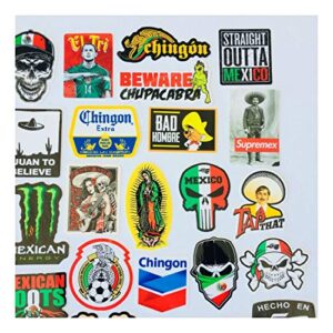 ESKONI MEXICAN CHINGON Hard Hat Stickers 40 MEXICO HardHat Sticker Pegatinas cascos