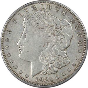 1921 d morgan dollar vf very fine 90% silver $1 us coin collectible