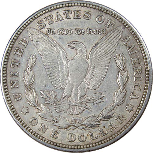 1921 D Morgan Dollar VF Very Fine 90% Silver $1 US Coin Collectible