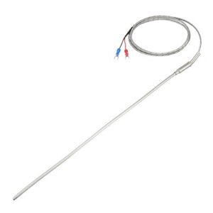 uxcell k type thermocouple temperature sensor probe 4x300mm (0 to 800c) 5ft temperature controller