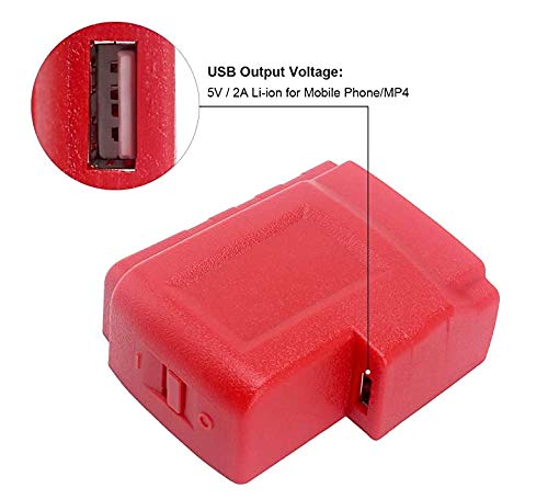 DSANKE Compatible with USB Charger Adapter,Compatible with 18V Adapter 49-24-2371 - Phones iPads Charger Adapter