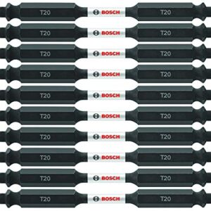 BOSCH ITDET2035B 10-Pack 3-1/2 In. Torx #20 Impact Tough Double-Ended Screwdriving Bits