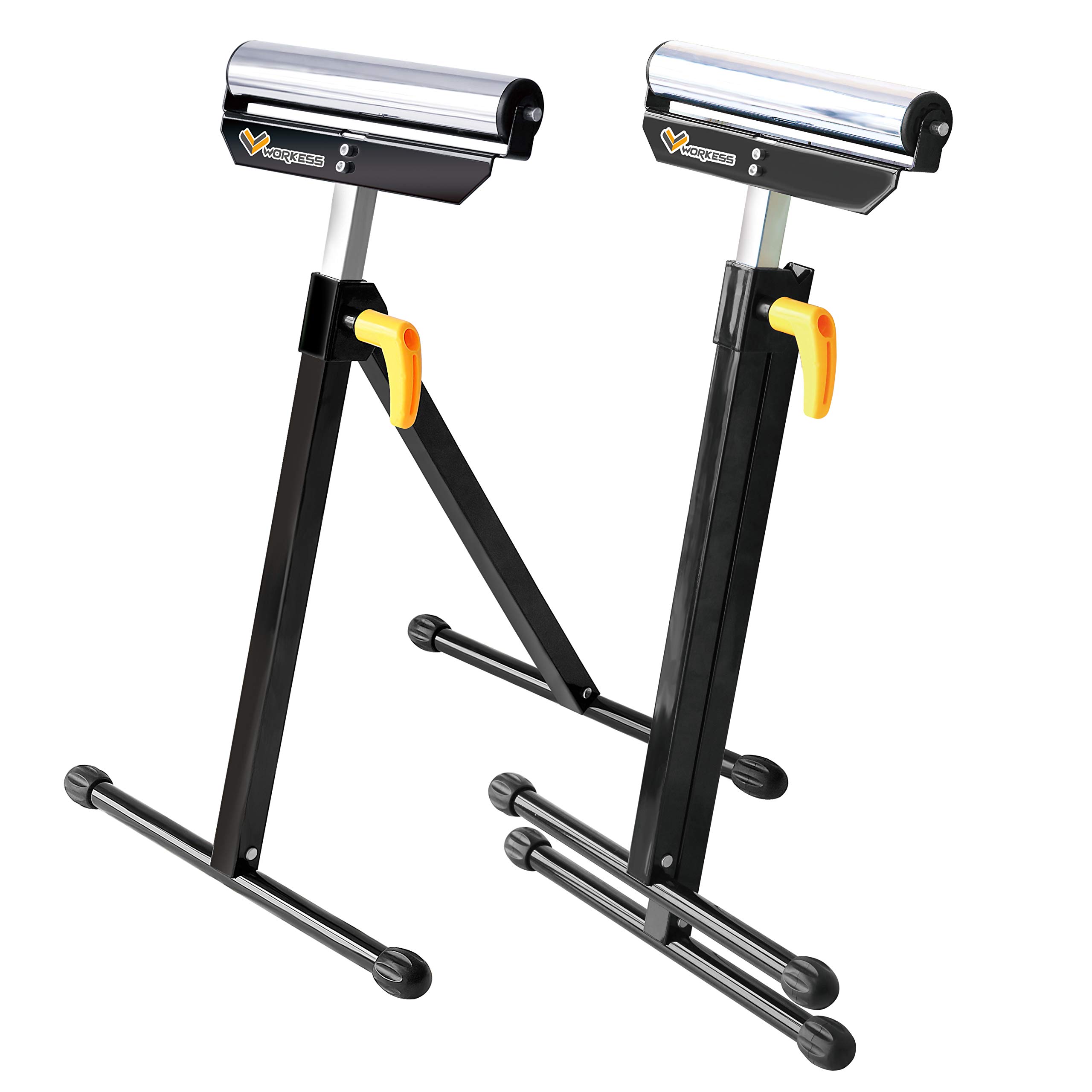 WORKESS Roller Support Stand 132 Lbs Load Capacity, Twin Pack WK-RS004T