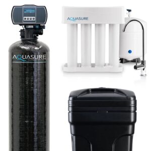 aquasure whole house water softener/reverse osmosis drinking water filter bundle (48,000 grains)