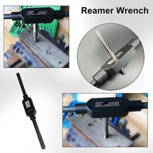 CNBTR Adjustable Metal Tap Handle Reamer Wrench with 1/4"-3/4" Adjustment 13mm Rod Dia for Screw Tapping and Repair