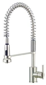gerber plumbing parma pre-rinse kitchen faucet with spring spout