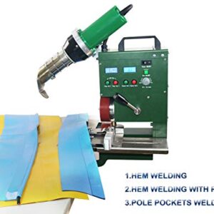 LESITE Tarpaulin Banner Table Hot Air Welding Machine Hem Welder PVC Welder (110V/2200W welder)