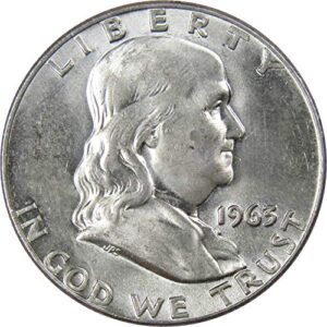 1963 d franklin half dollar ag about good 90% silver 50c us coin collectible