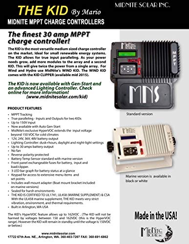 MidNite Solar MNKIDBASIC KIT Charge Controller Kit